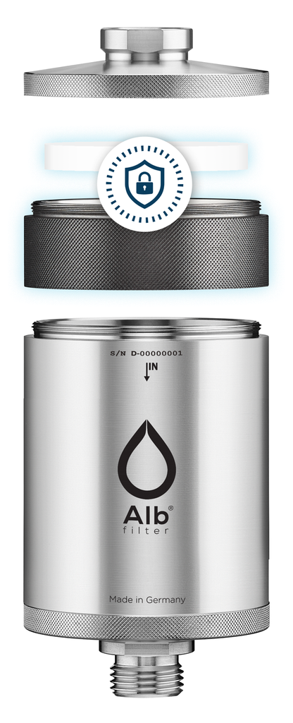 Alb Filter® Protect - Stainless Steel Filter Extension with Replaceable Pad